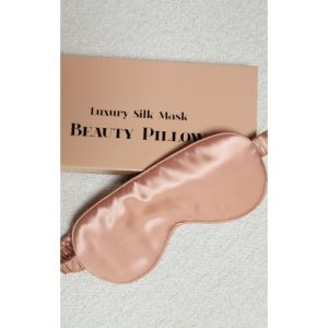 Beauty Pillow Luxury silk Mask Rose Gold