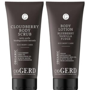 Cloudberry Body Scrub & Body Lotion Blueberry Care of Gerd bij Soin Total